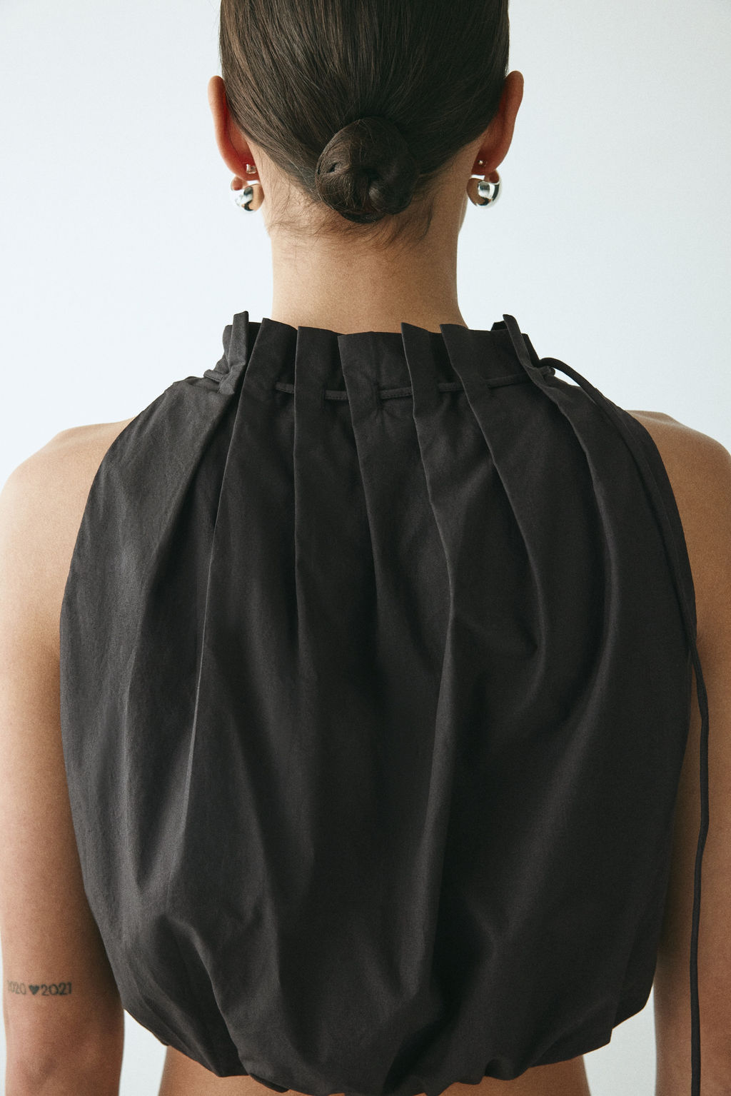 Top de popelina con cord?n de ajuste - H&m фото 5