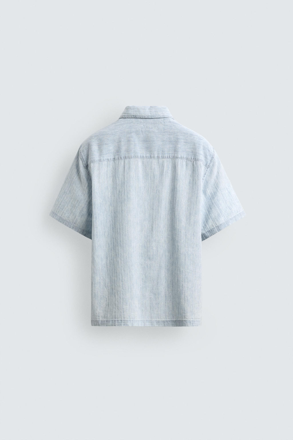 WASHED TEXTURED SHIRT - Zara фото 8