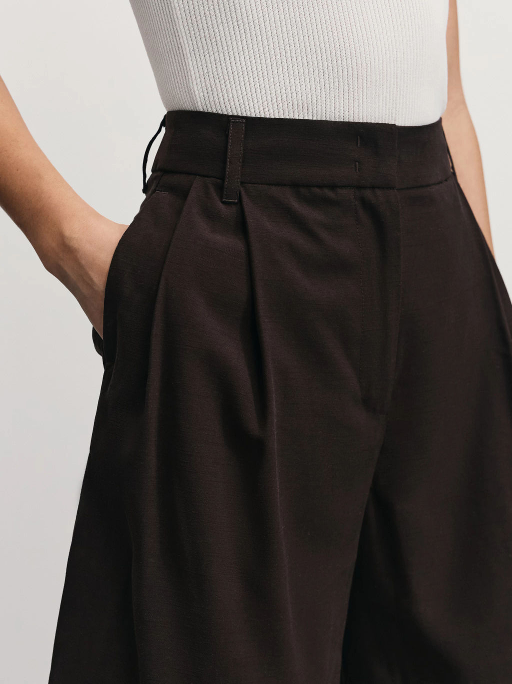 Шорты из вискозы с разрезом / Zarina  фото 6