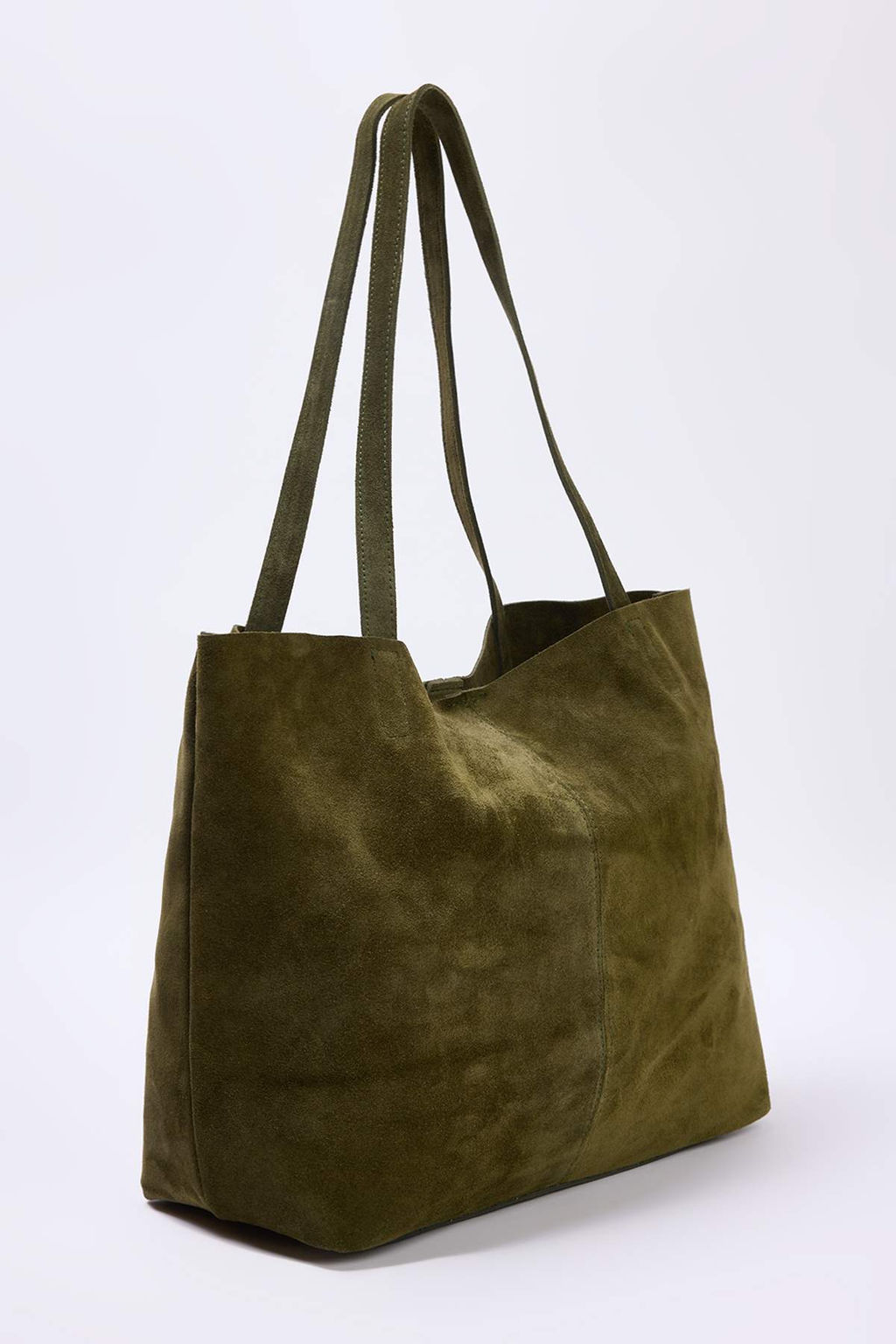 Koyu Kahverengi Premium Hakiki Deri Suet Kad?n Maksi Boy Omuz Cantas? TAKAW26OC00041 - Trendyolmilla фото 10