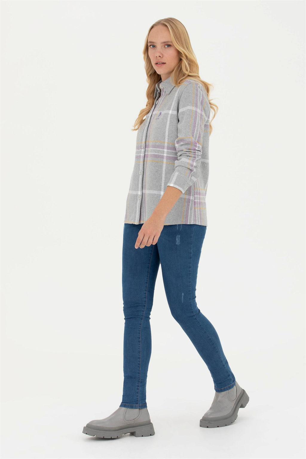 Женские синие джинсовые брюки - U.s. polo assn фото 10