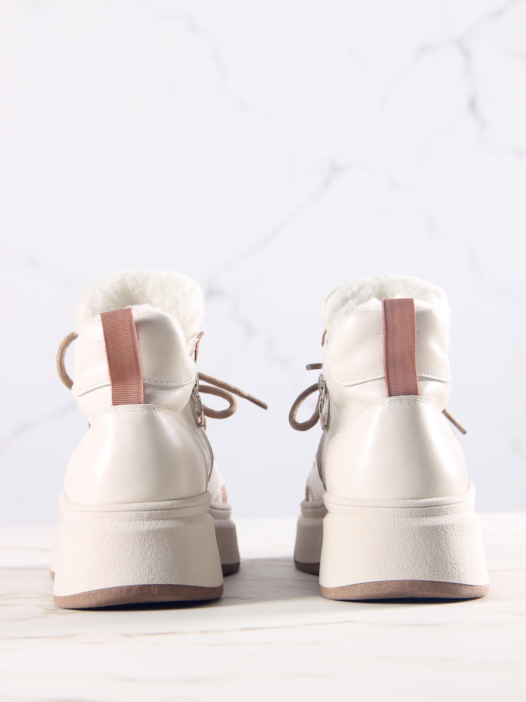 Ботинки 229.windybe. бежевый коричневый/Байка