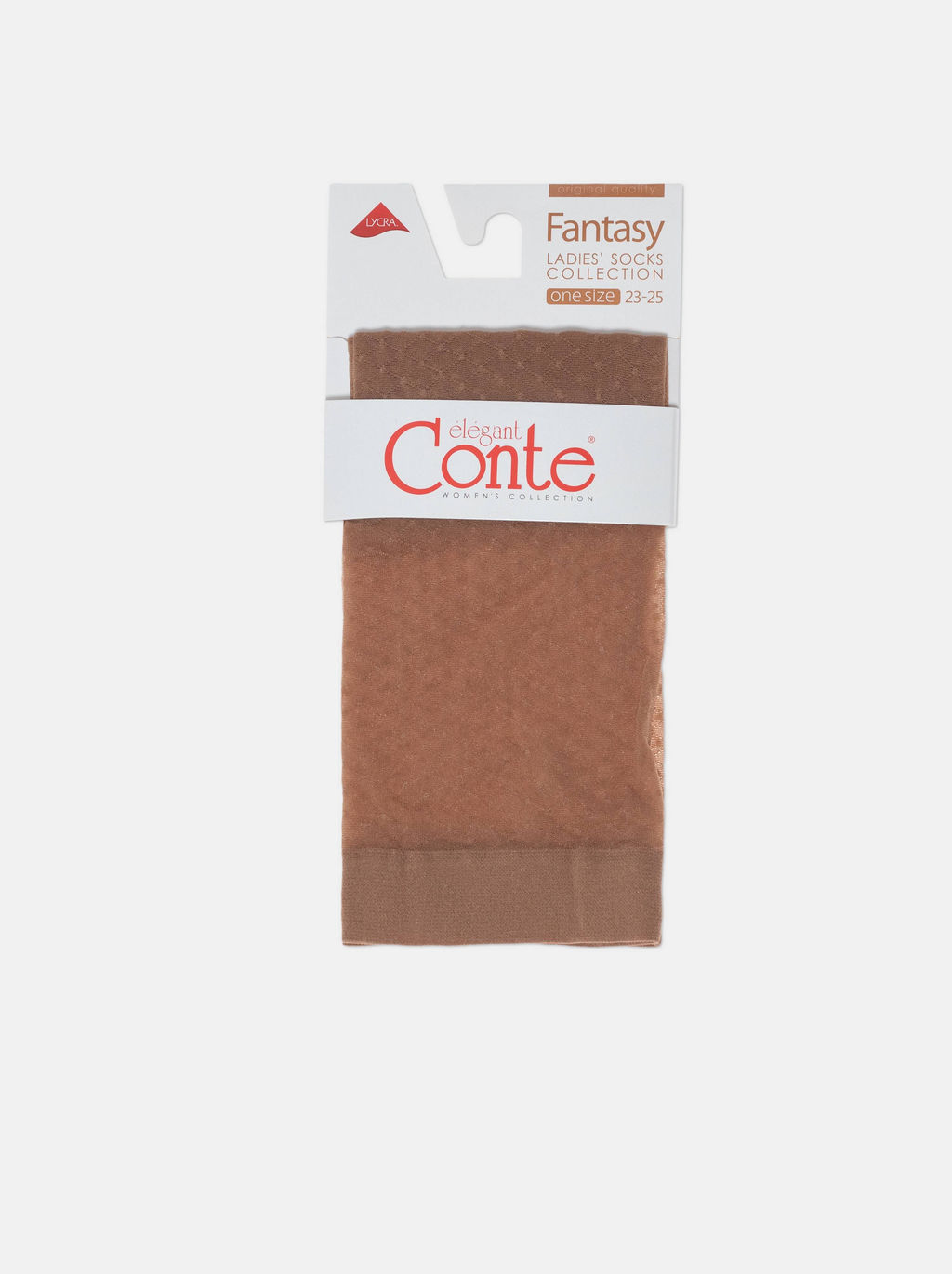 Цена за 2 пары. Носки Классические CONTE Носки в горошек FANTASY 20 bronz - Conte elegant фото 9