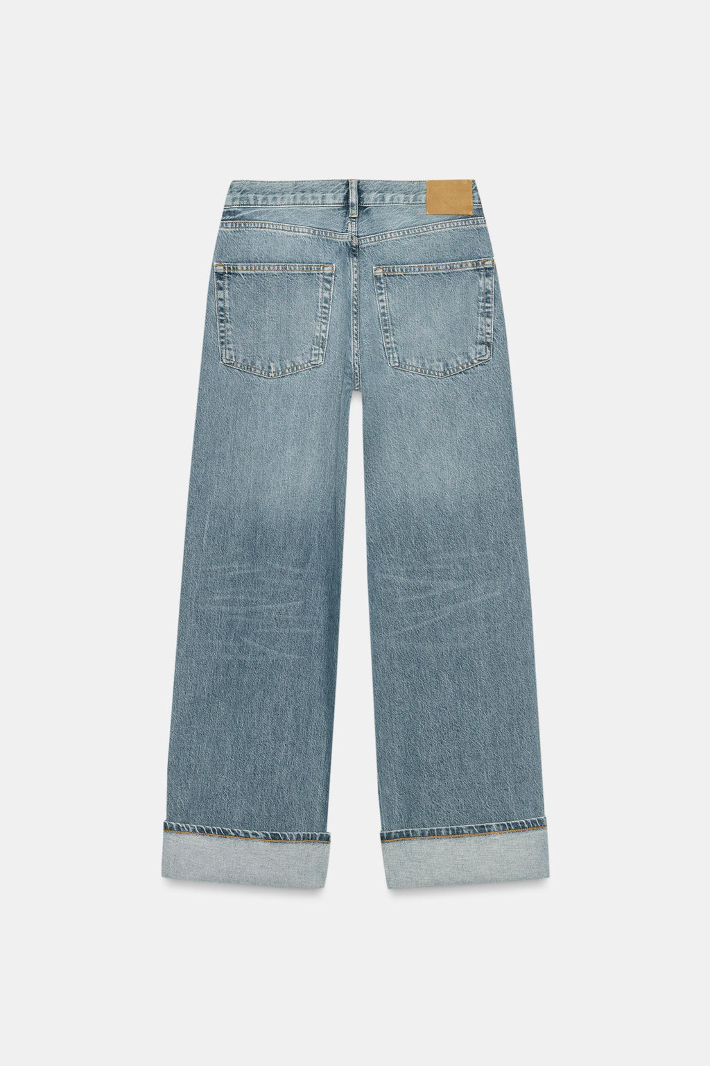 ZW COLLECTION BAGGY MID-WAIST JEANS