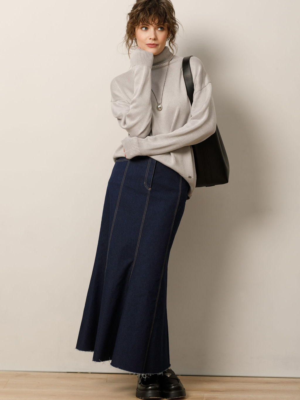 Юбка годе джинсовая - Stilla фото 2