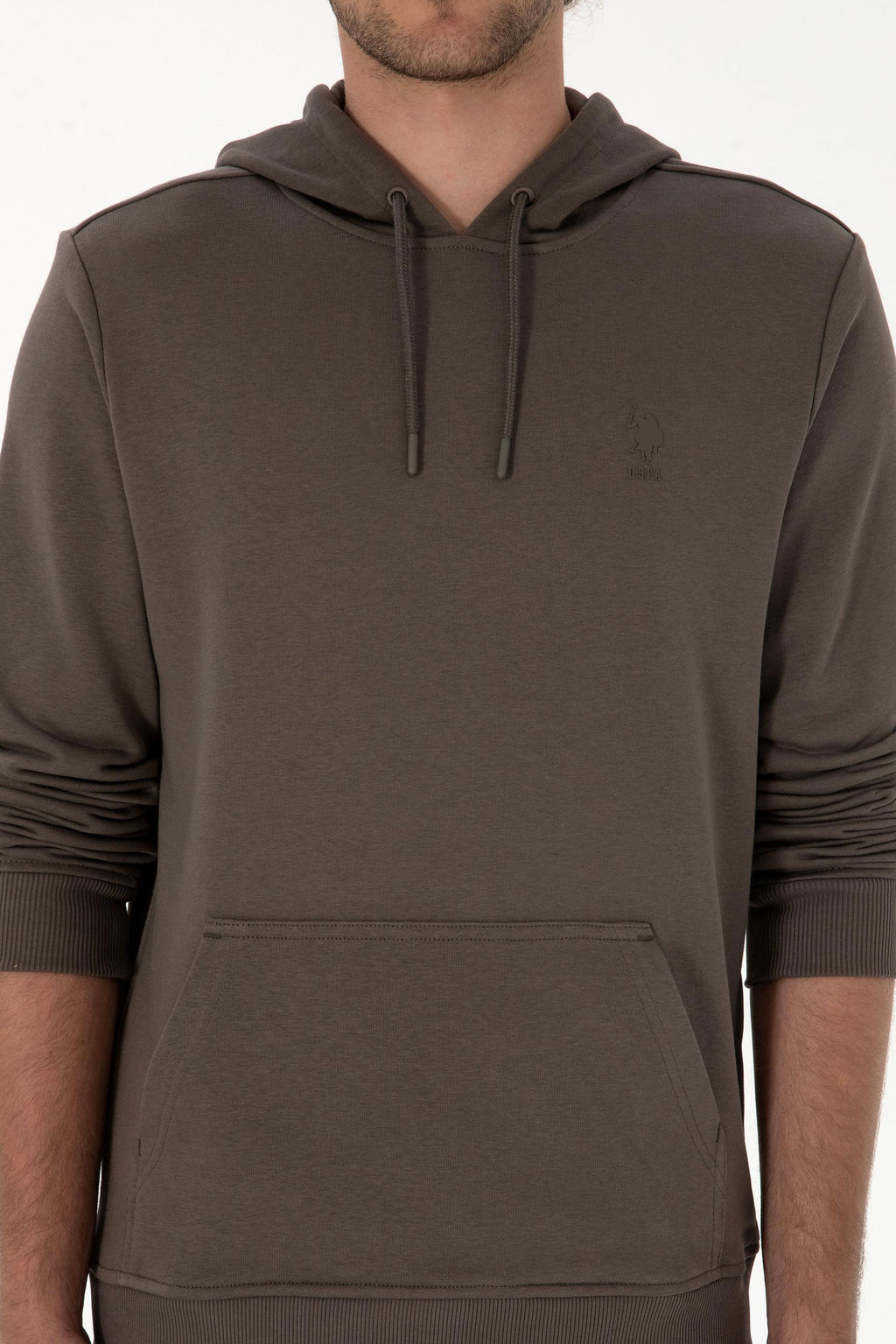 Erkek Vizon Basic Sweatshirt Sepette S_rpriz _ndirim - U.s. polo assn фото 6