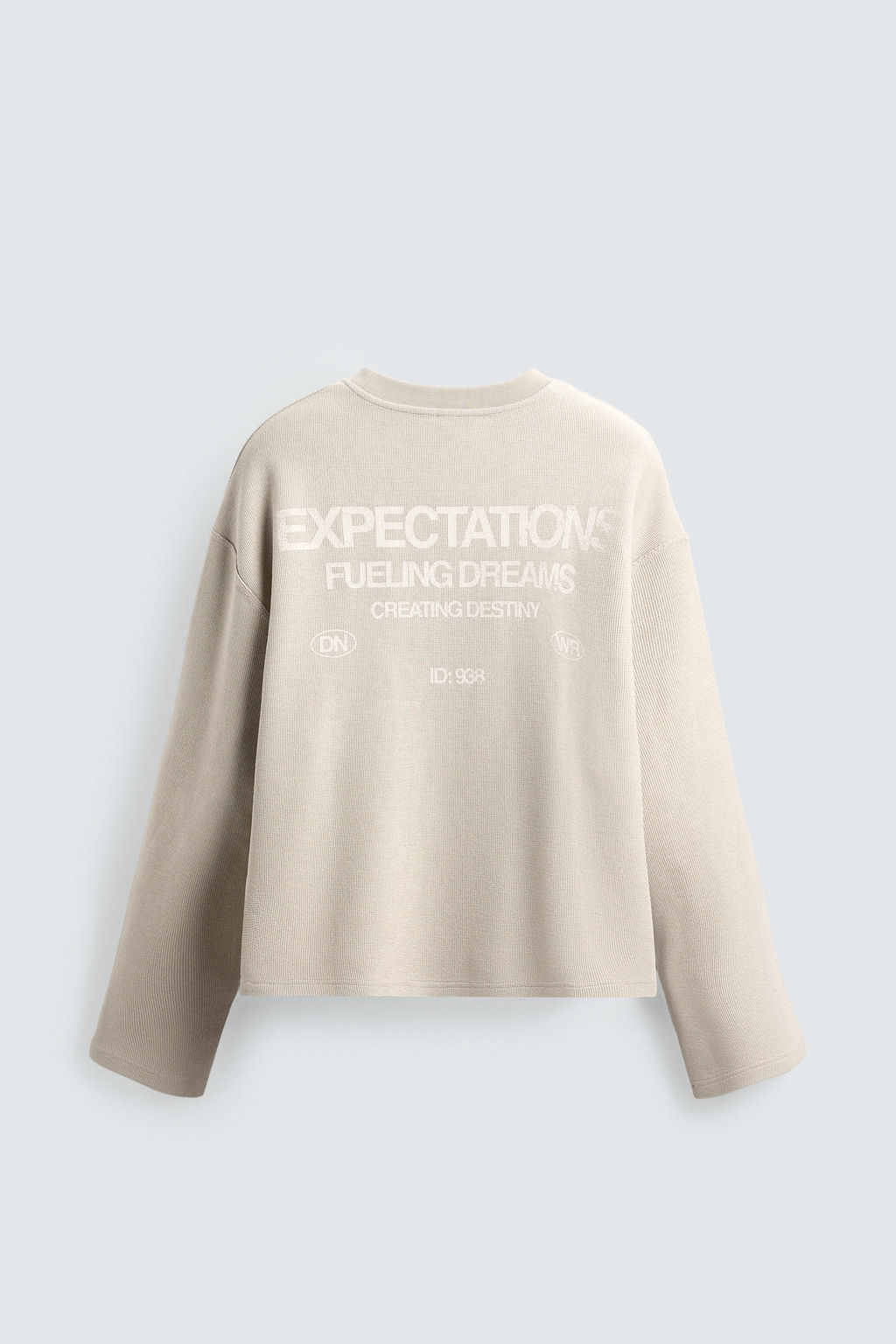 TEXTURED PRINT SWEATSHIRT - Zara фото 16