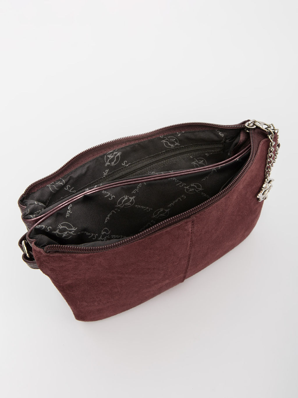 Бордовый кросс-боди S.Lavia  фото 9