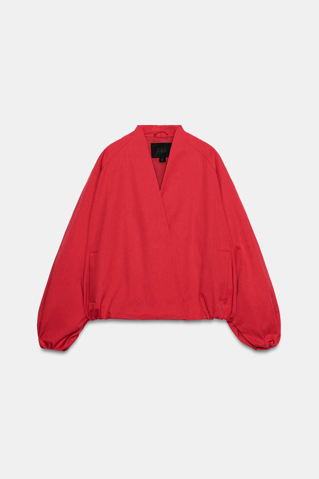 CHAQUETA BOMBER ZW COLLECTION / Rojo - Zara фото 3