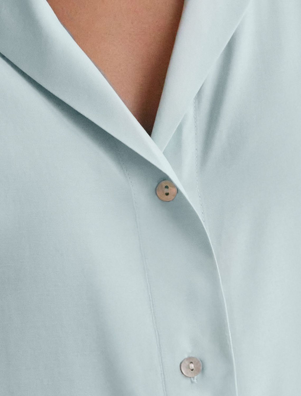 Блузка с коротким рукавом из вискозы с лиоцеллом - Vilatte фото 2