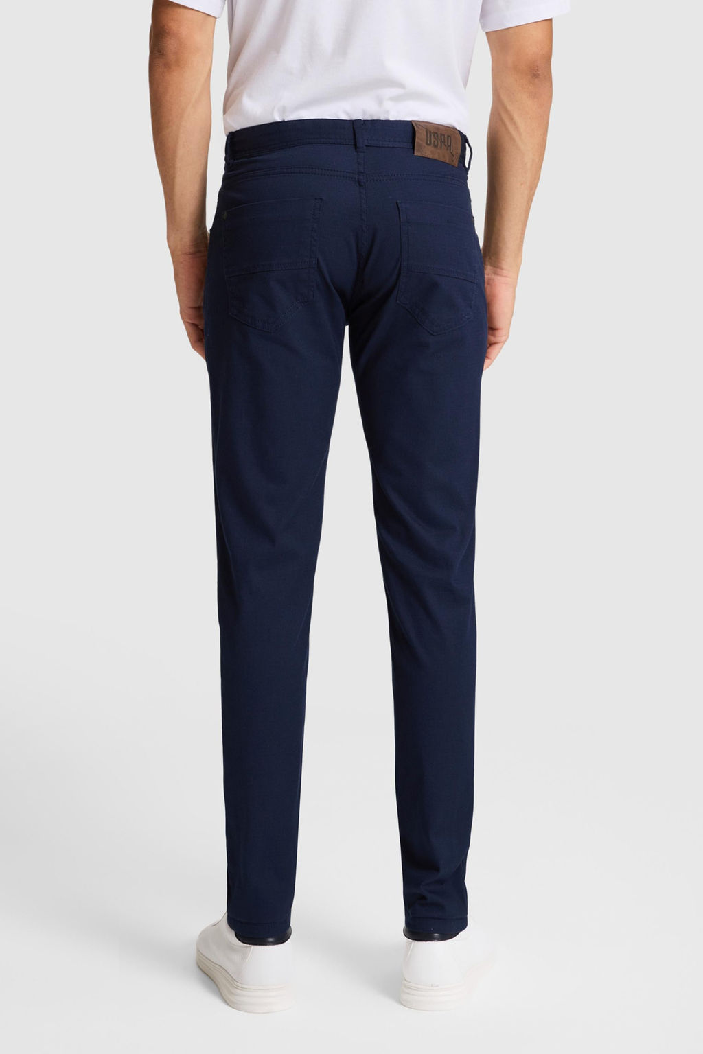 Erkek Lacivert Kanvas / Chino Pantolon