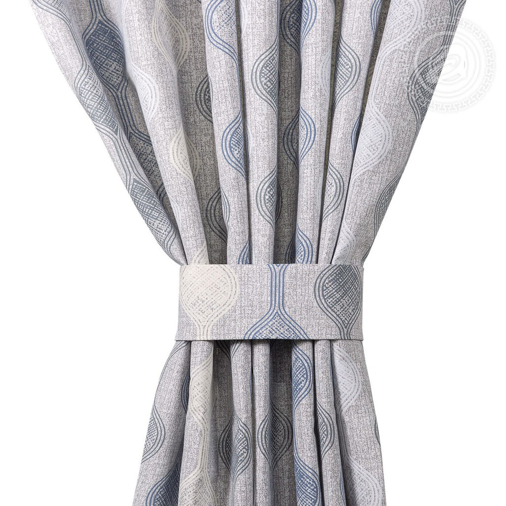 Шторы для кухни с подхватом Эстетик 145*180/Шторы: 2 шт.- 145*180, подхваты: 2 шт. Шторы "АРТ ДИЗАЙН" для кухни