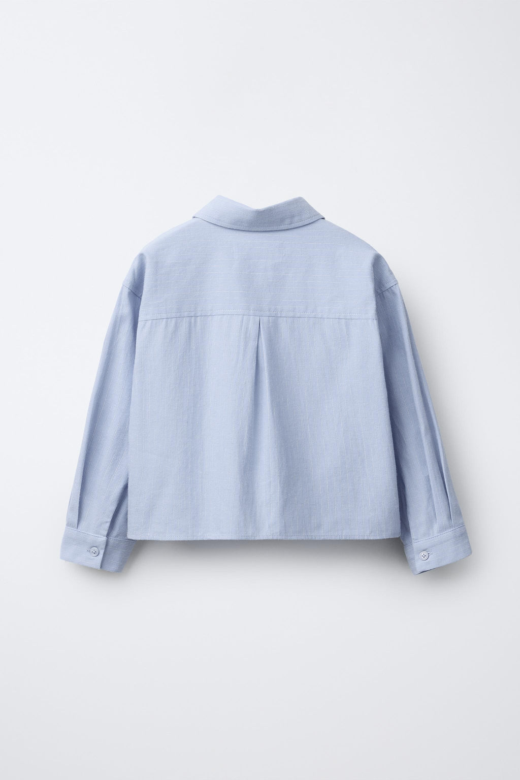 STRIPED CROPPED SHIRT - Zara фото 2