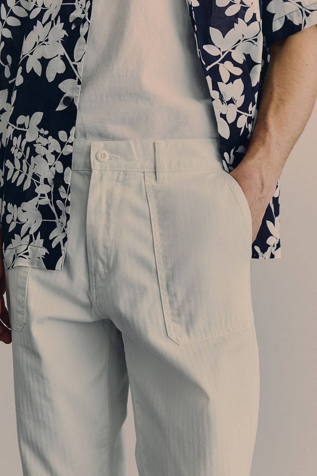 Pantalon de algodon Regular Fit - H&m фото 2