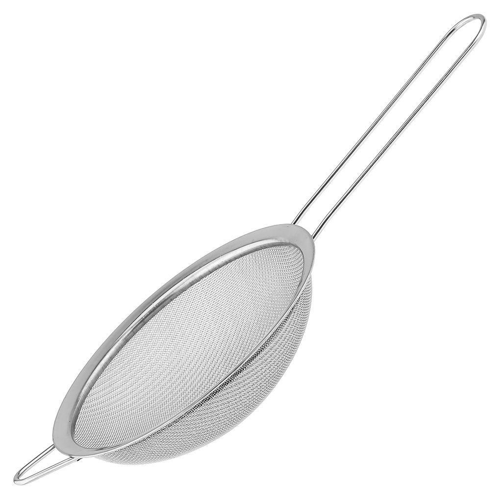 "Гранд" Сито металлическое д14см, h4,3см, с держателем, металлическая ручка 13,5см (32,2х15,9см) (Китай)