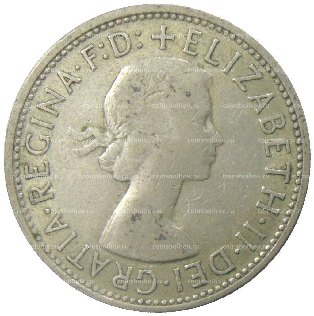 1 флорин 1954 года Австралия Королевский визит в Австралию