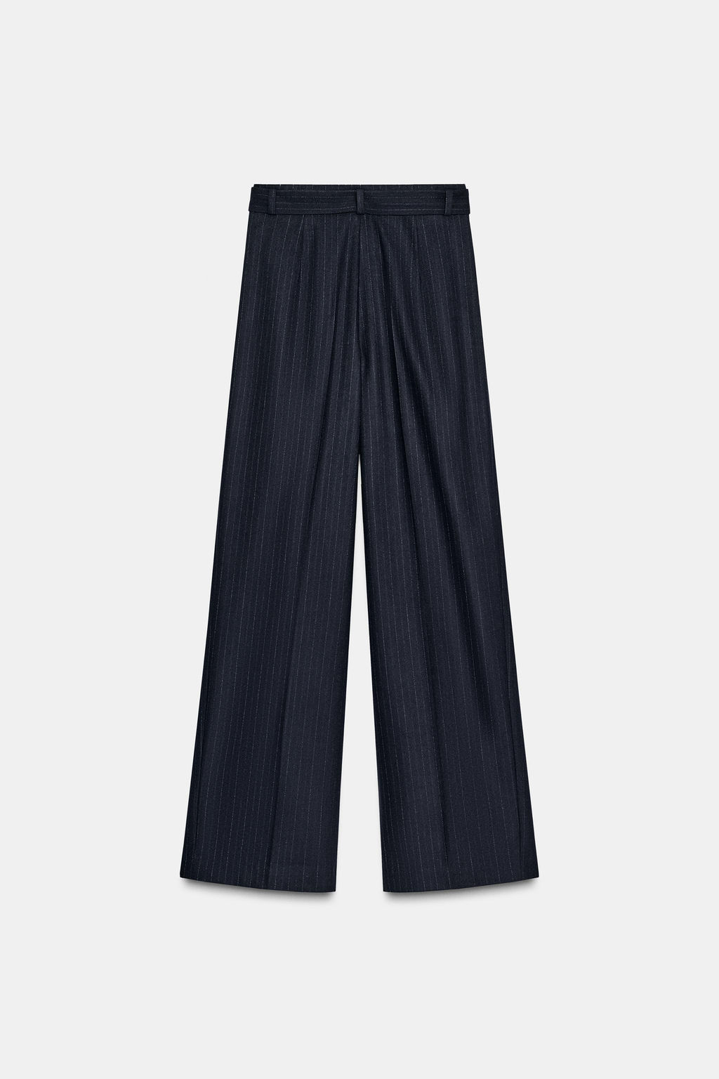 PINSTRIPE TROUSERS WITH BELT ZW COLLECTION - Zara фото 6
