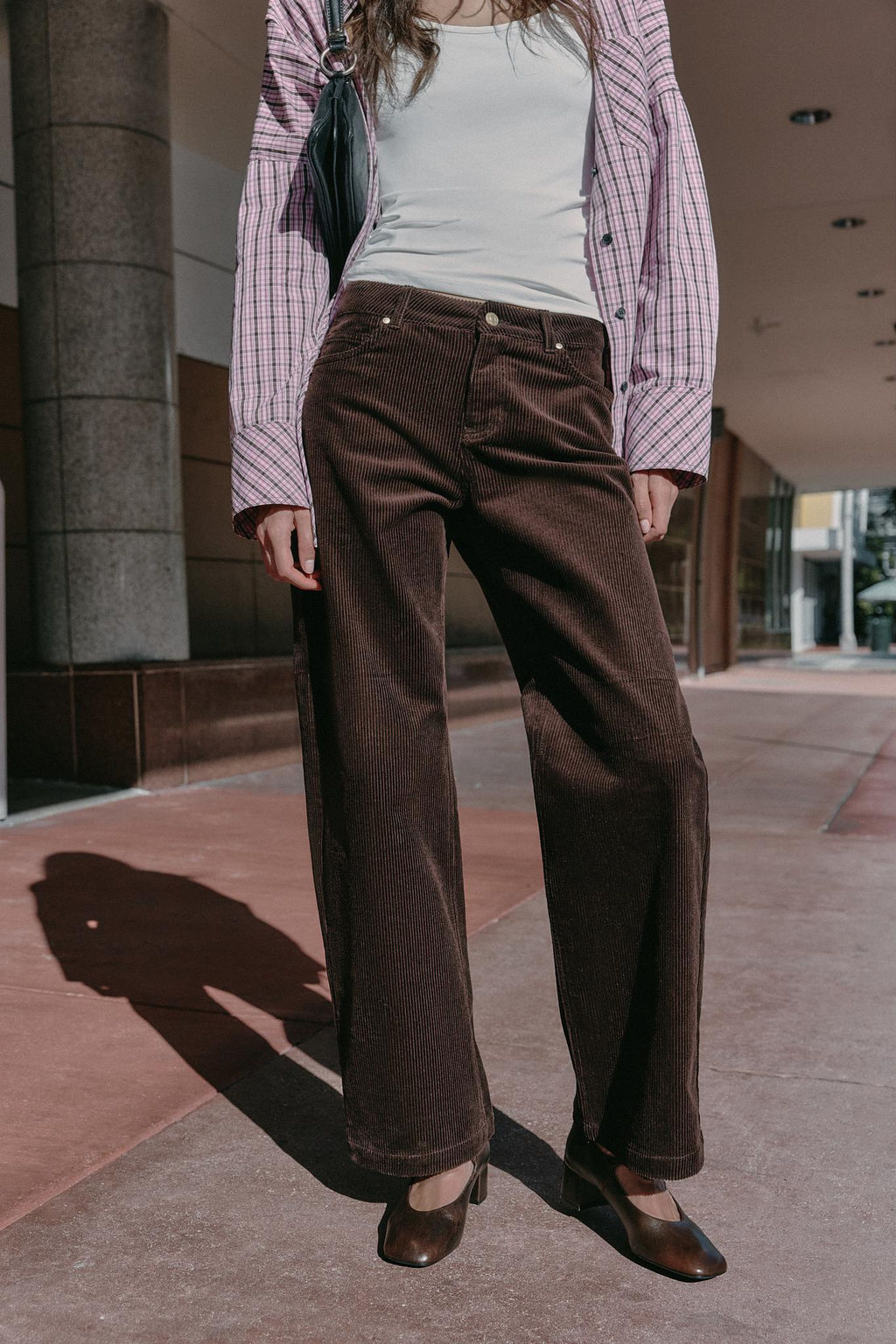 STRAIGHT-LEG CORDUROY TROUSERS - Zara фото 10