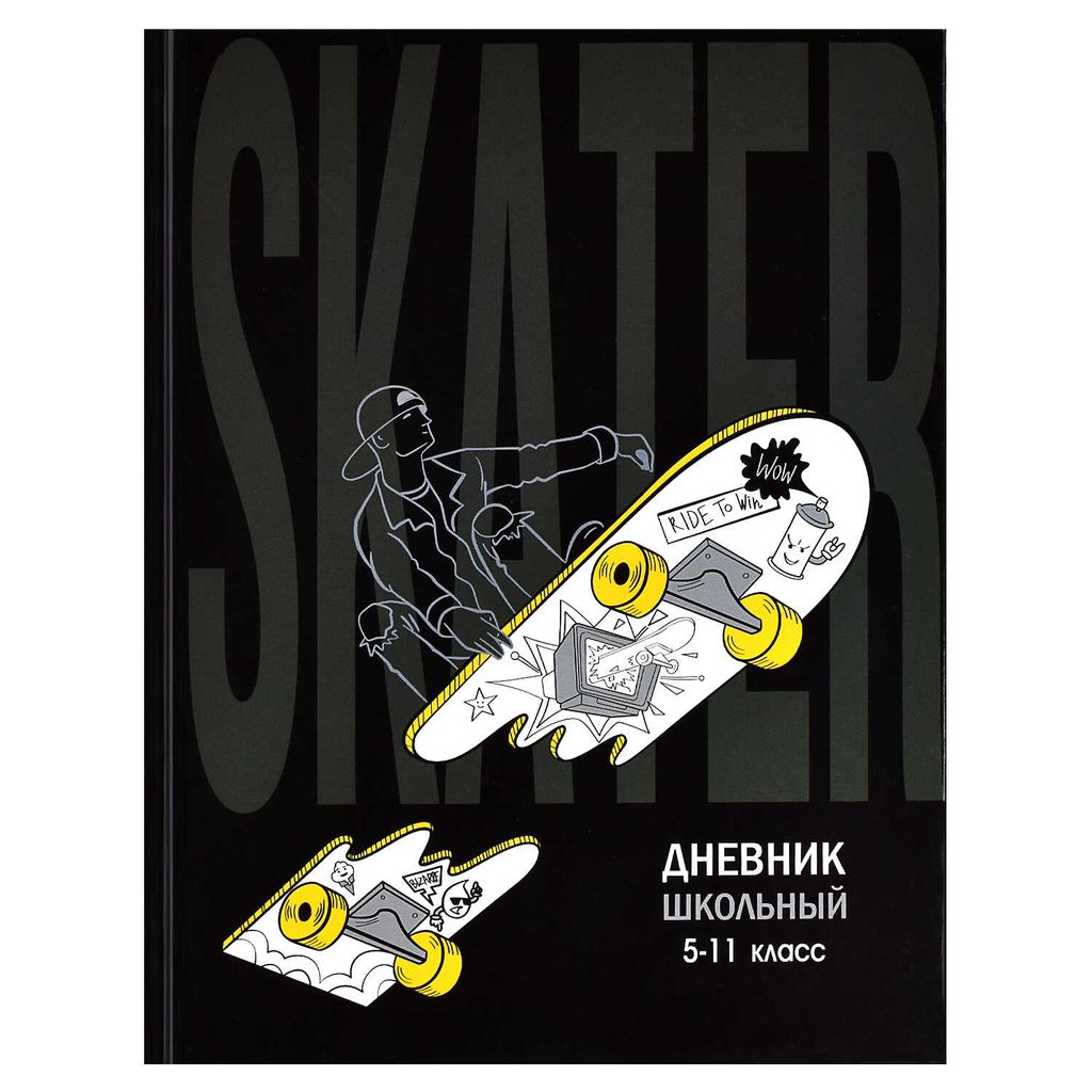 Дневник школьный 5-11 класс арт. 60095 СКЕЙТ АРТ