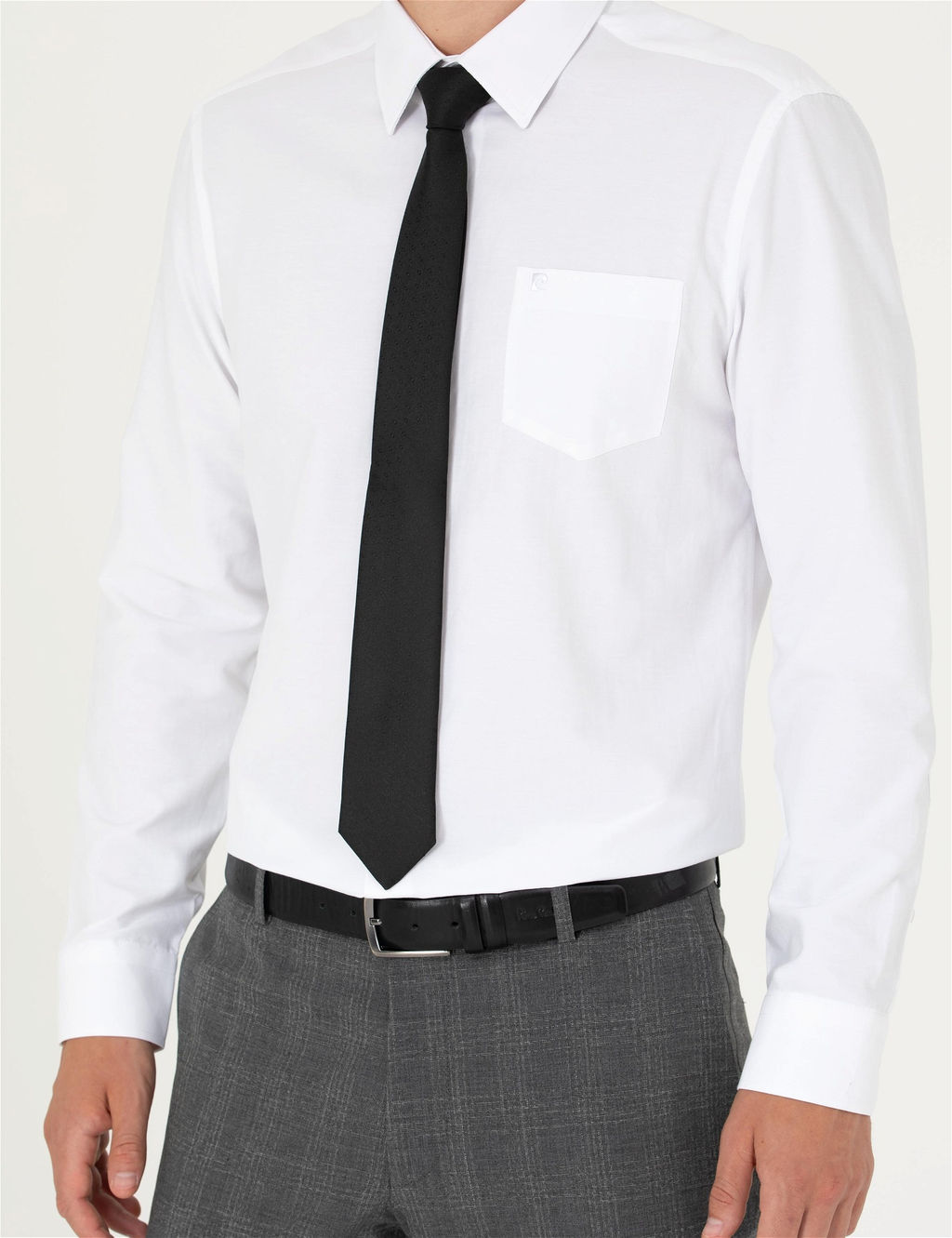 Beyaz Regular Fit Uzun Kollu Basic G_mlek
