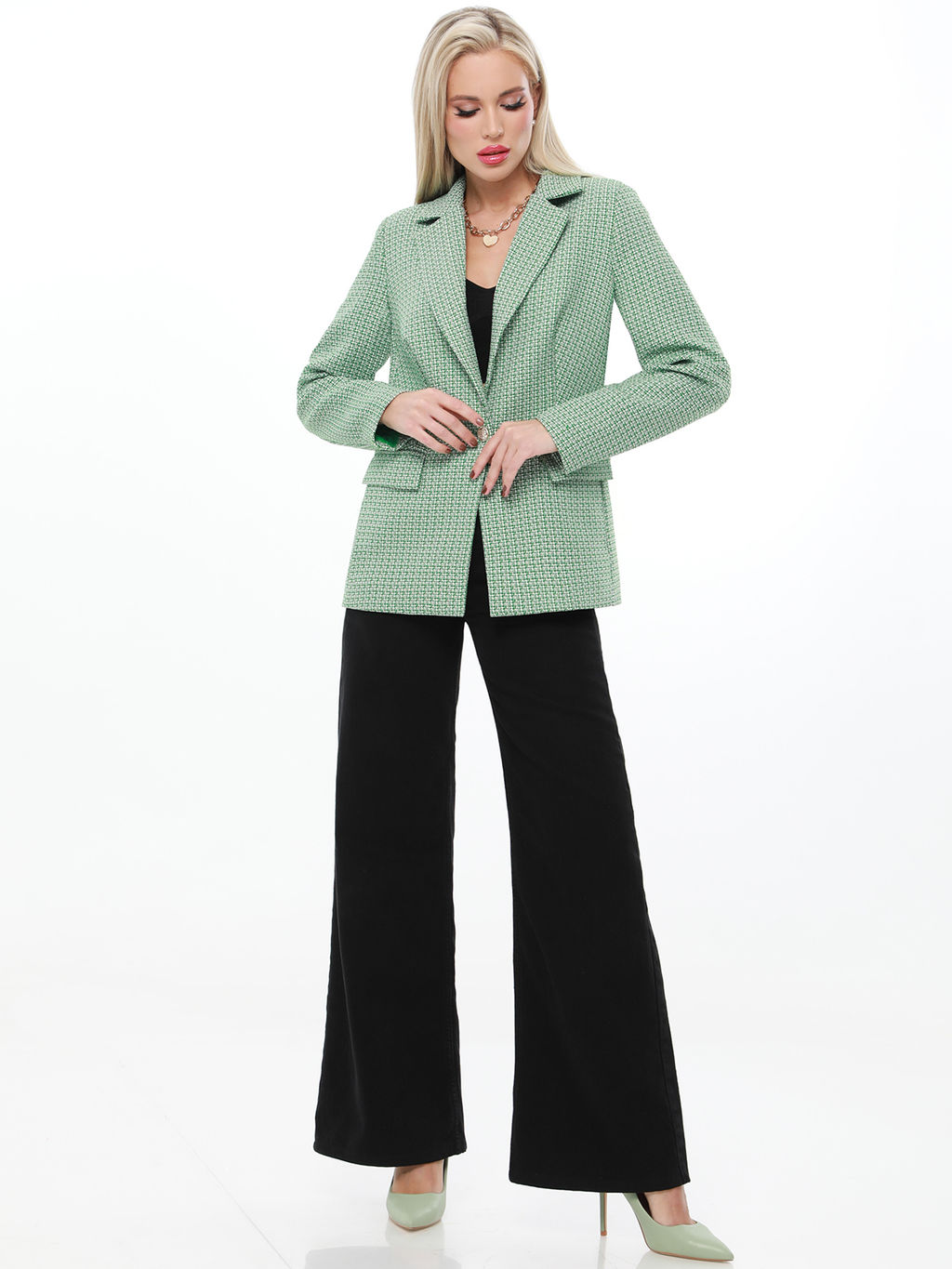 Жакет Секрет удачного образа, грин - Dstrend фото 8