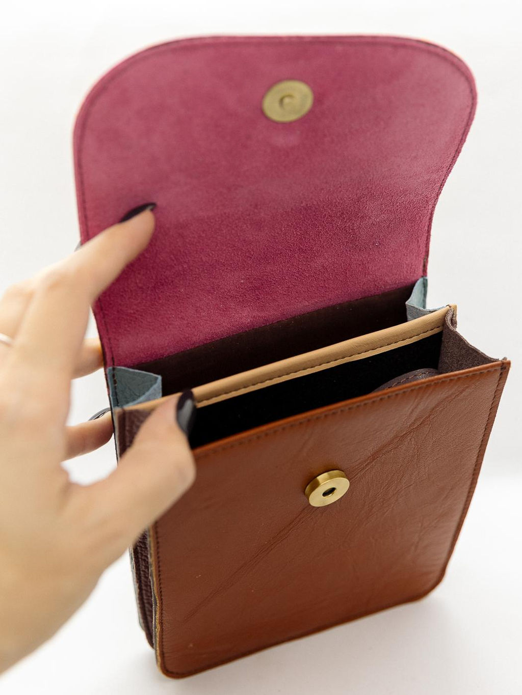 Сумка натуральная кожа через плечо №1133/9 - Ганг фото 2