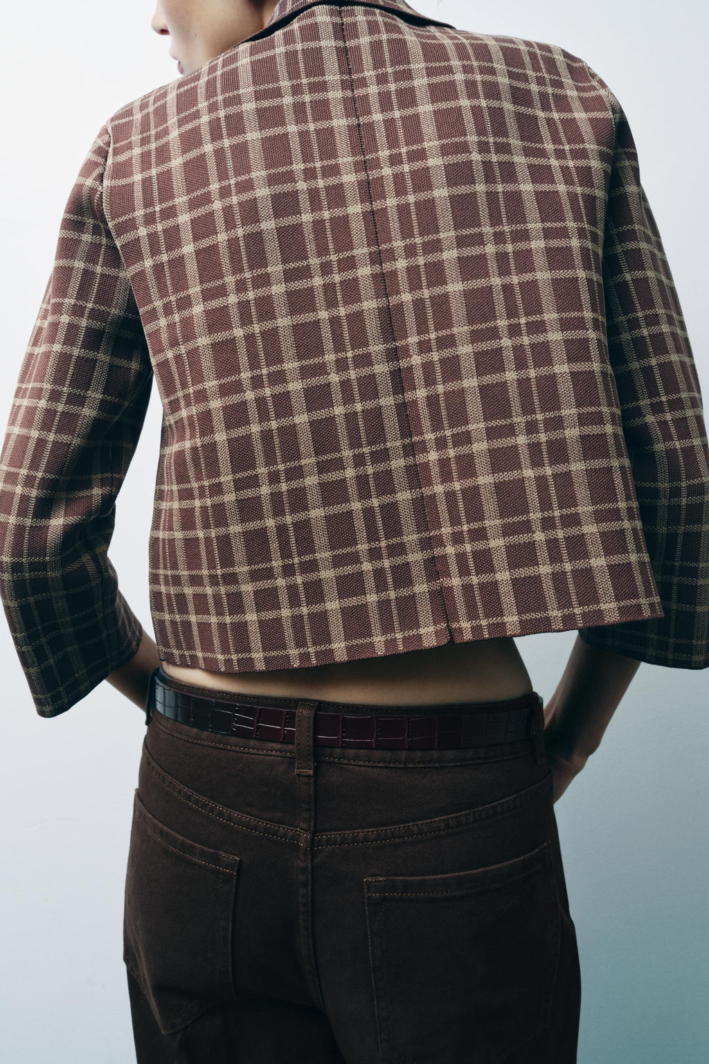 CHECK CARDIGAN - Zara фото 3