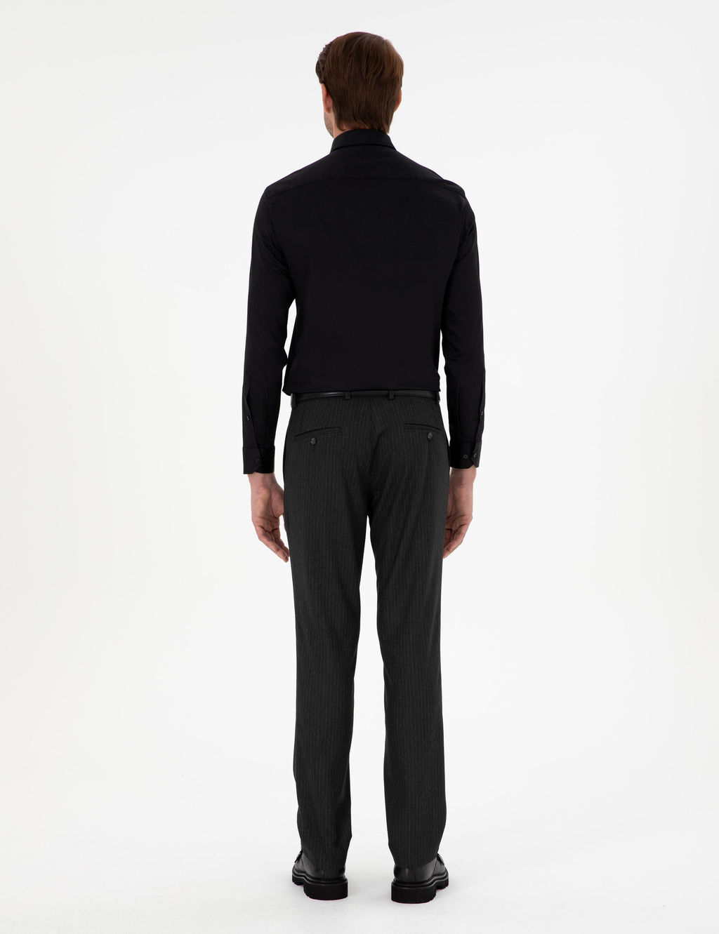 Antrasit Slim Fit _izgili Kuma_ Pantolon - Pierre cardin фото 4