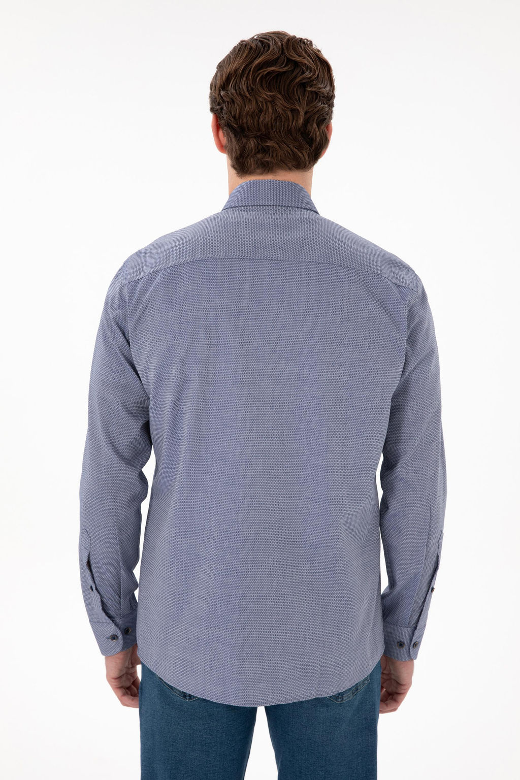 Erkek Lacivert Uzun Kollu Basic G_mlek Sepette S_rpriz _ndirim - U.s. polo assn фото 5