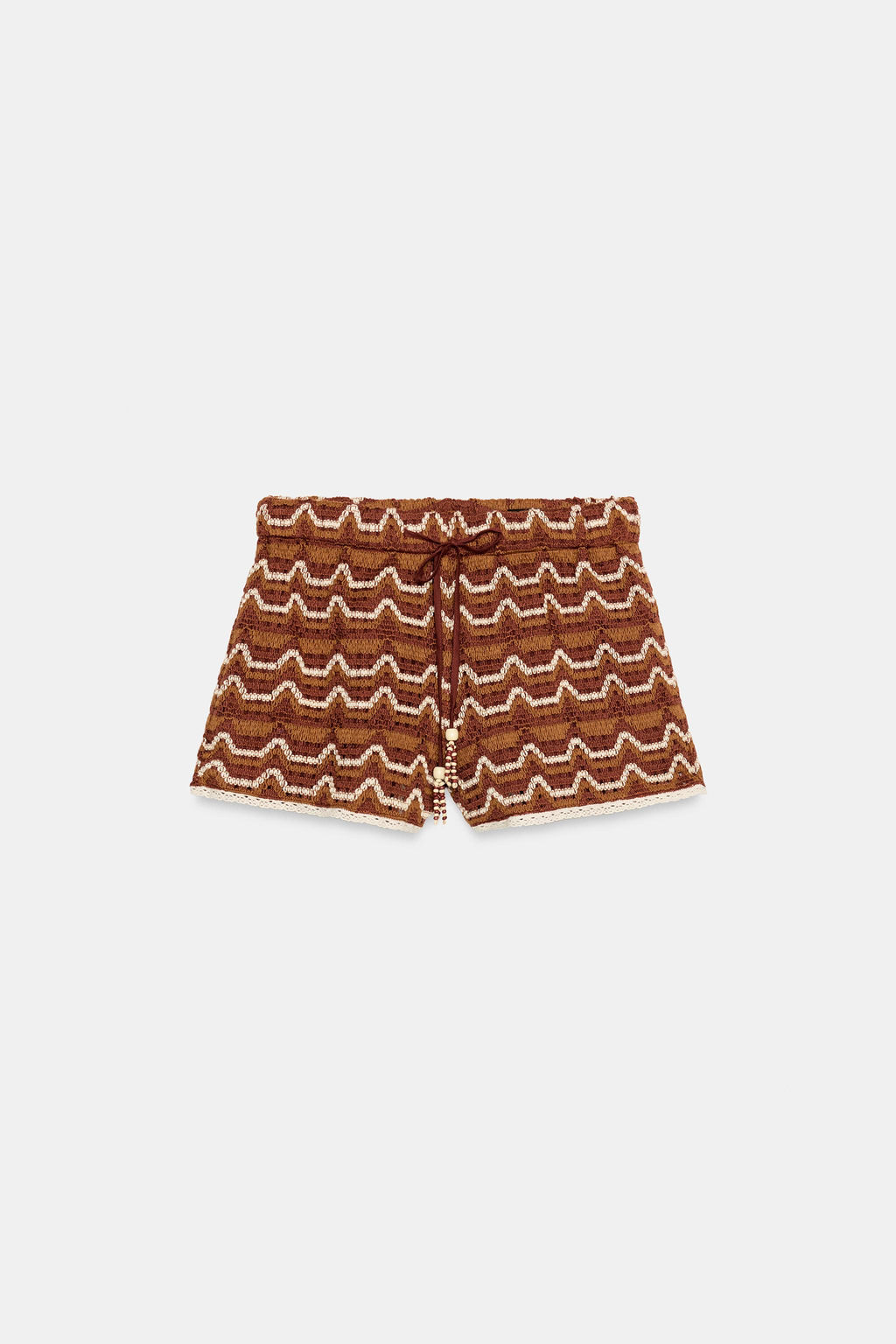 SHORTS CROCHET / Terracota