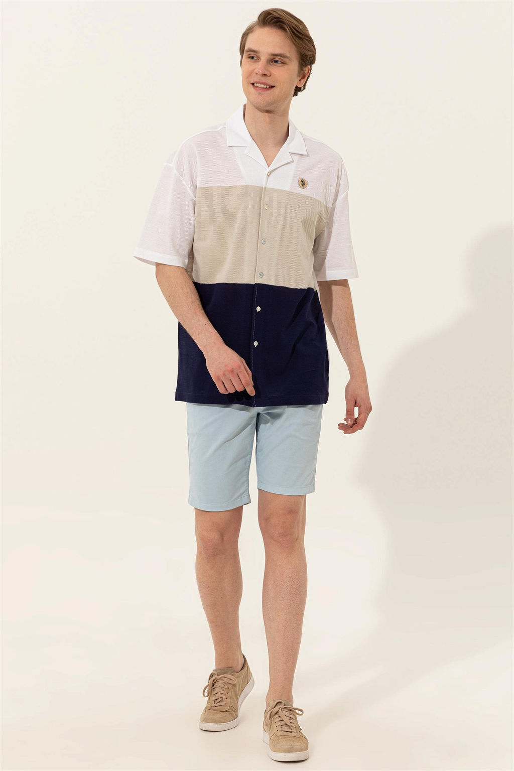 U. S. Polo Assn Мужские голубые тканые шорты - U.s. polo assn фото 8