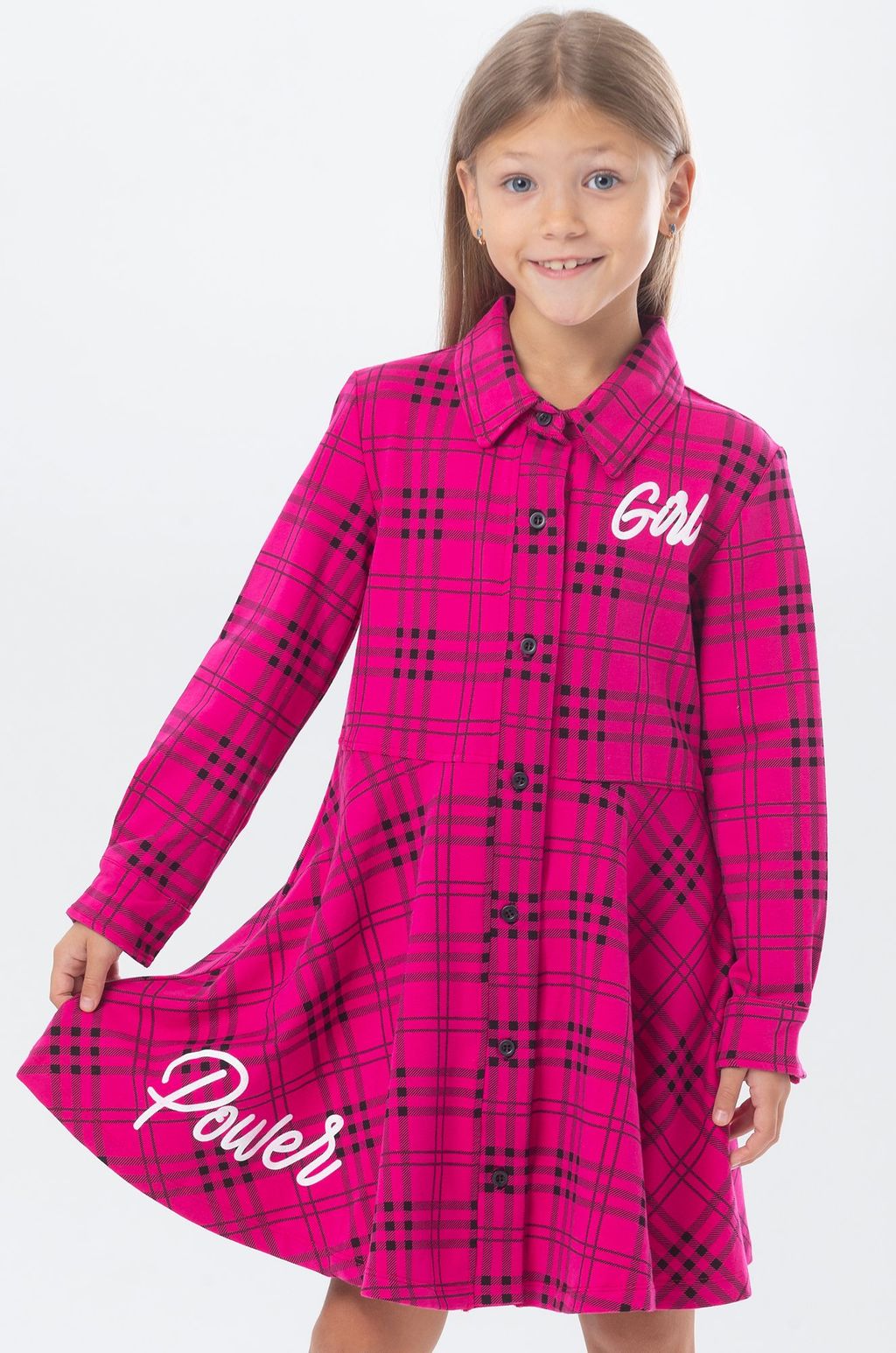 Платье из футера для девочки Bonito  фото 14