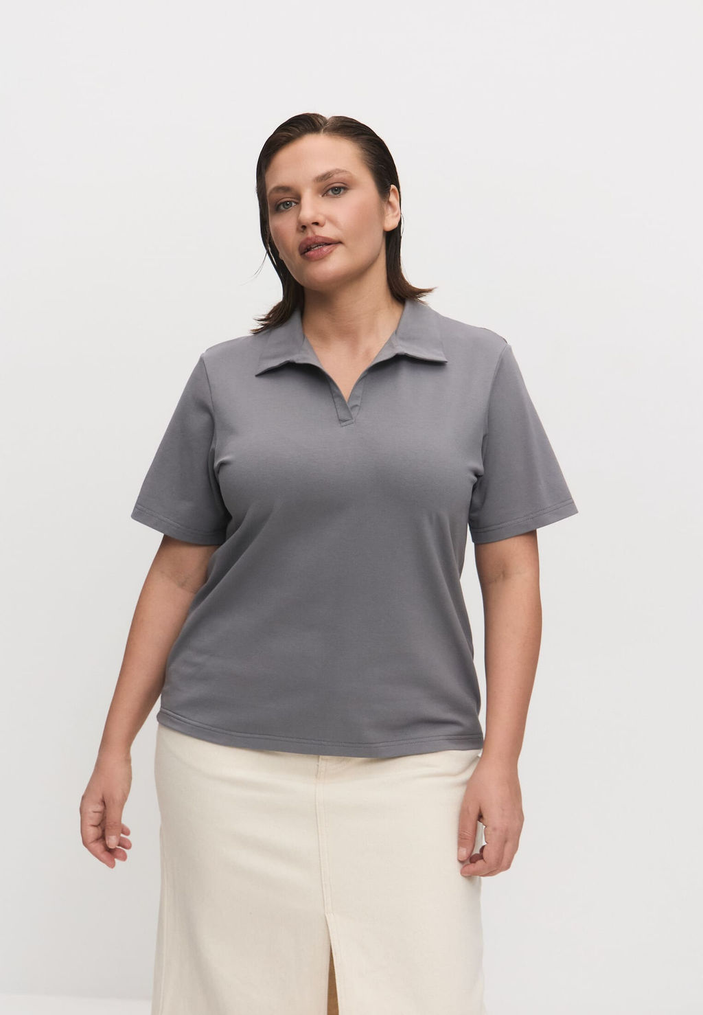 Футболка-поло женская 25234-492 мокко - Avese фото 40