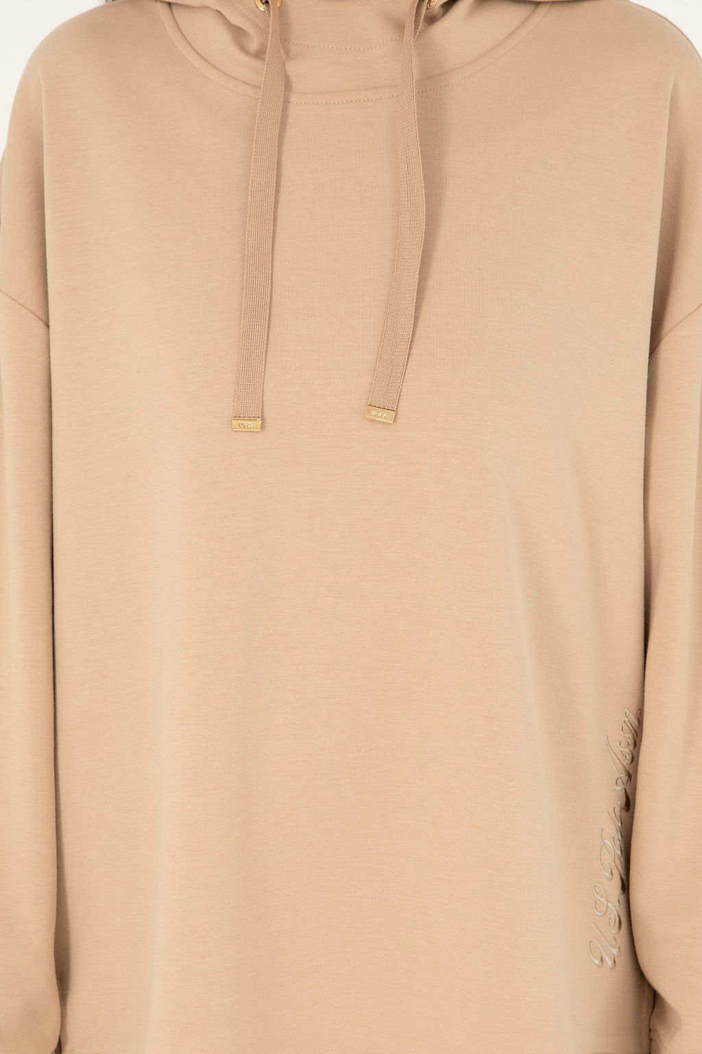 Женский свитшот песочного цвета Неожиданная скидка в корзине - U.s. polo assn фото 6