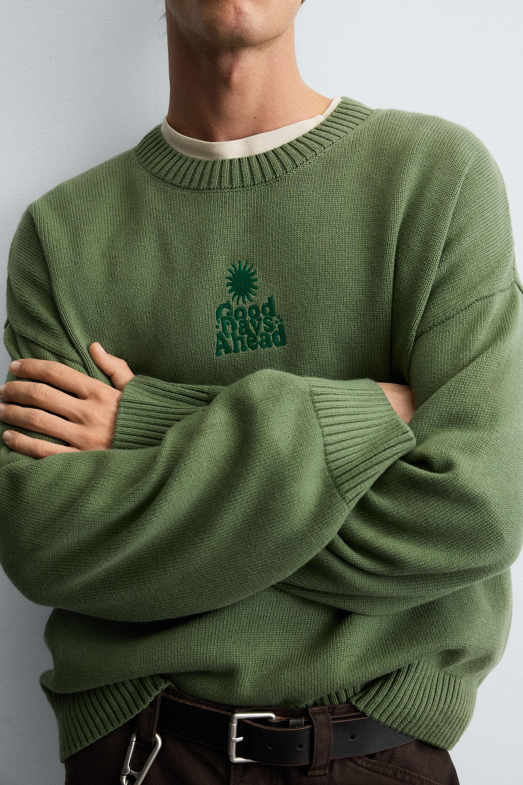 PRINTED BOXY FIT SWEATER - Zara фото 5