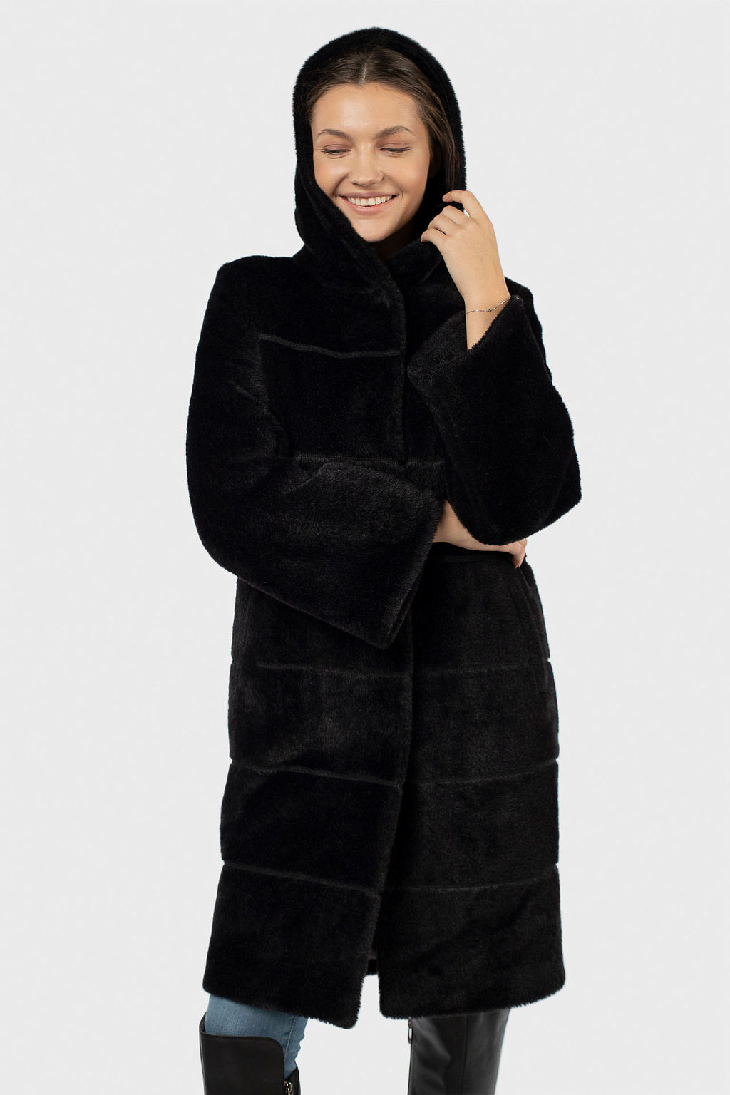 02-3176 Пальто женское утепленное - El podio фото 18