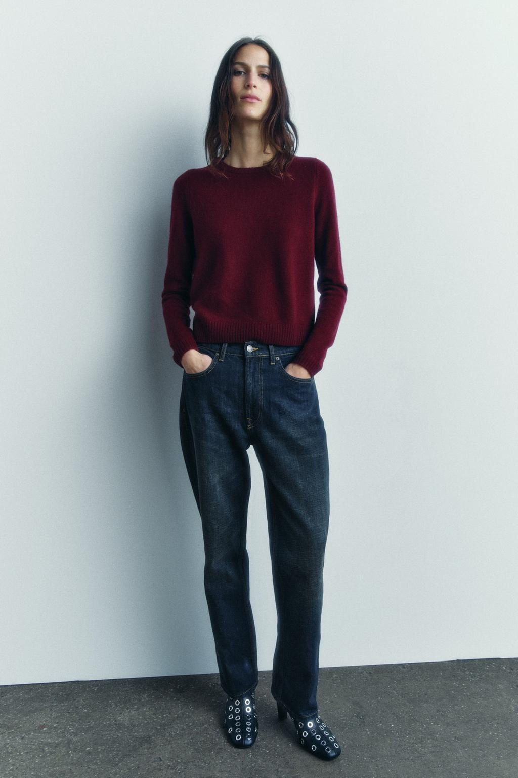 BASIC 100% WOOL SWEATER - Zara фото 6