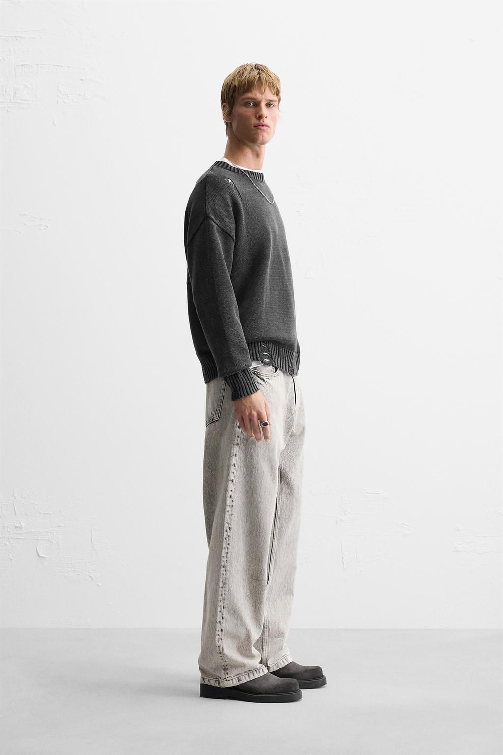 JACQUARD SLOGAN SWEATER - Zara фото 4