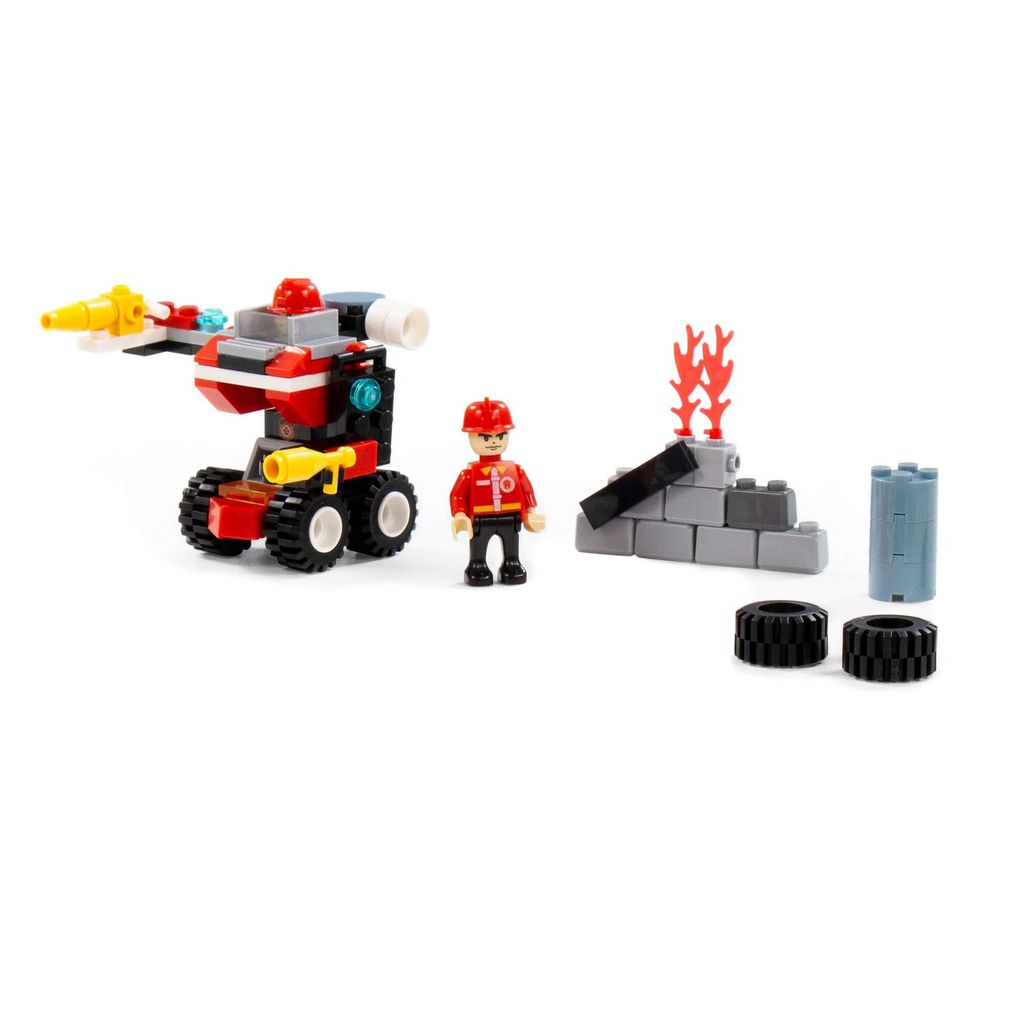 Конструктор Классик Пожарная служба-1.7 (119 элементов) (в коробке) - Полесье фото 4