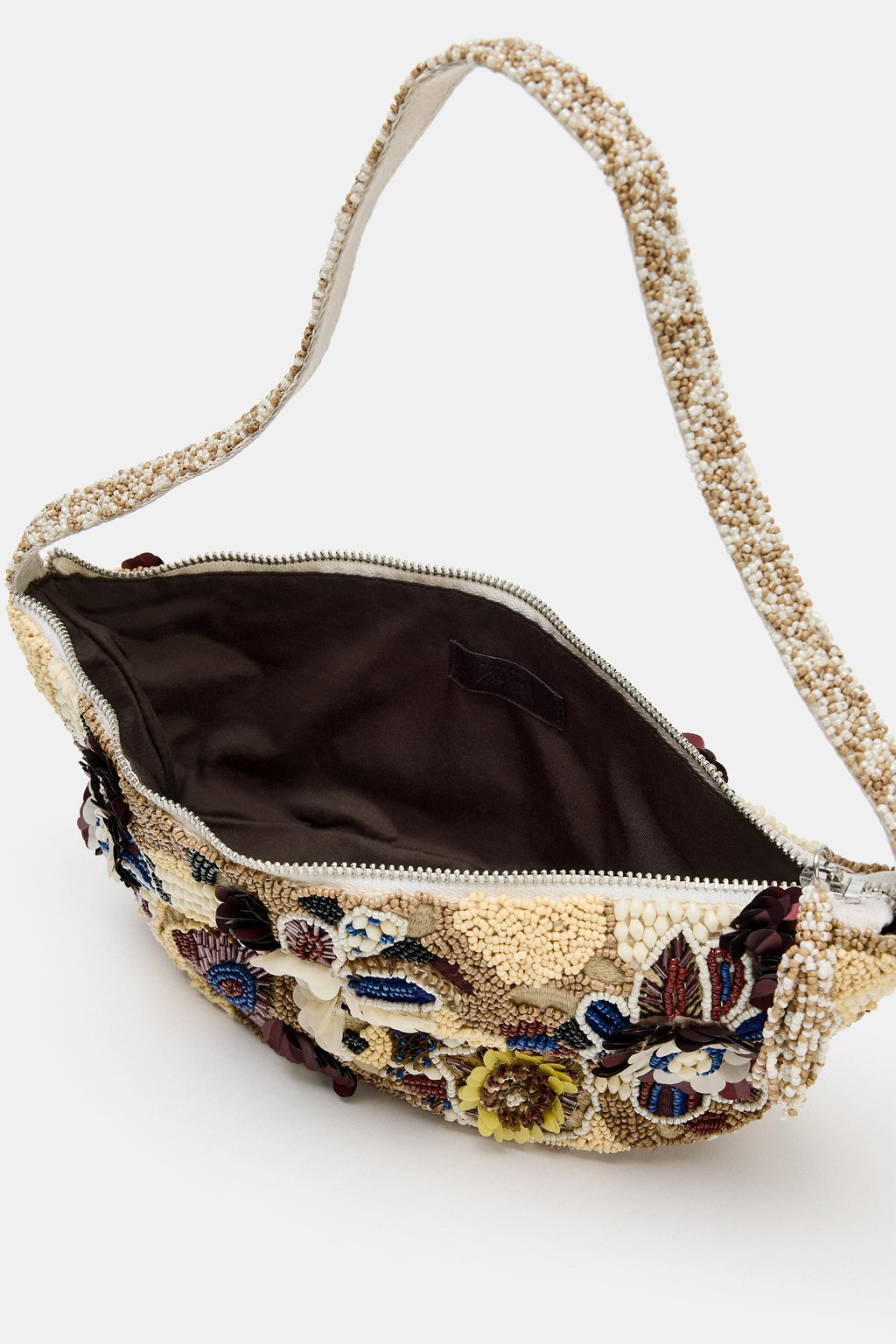 BOLSO DE MANO ABALORIOS / Multicolor - Zara фото 5