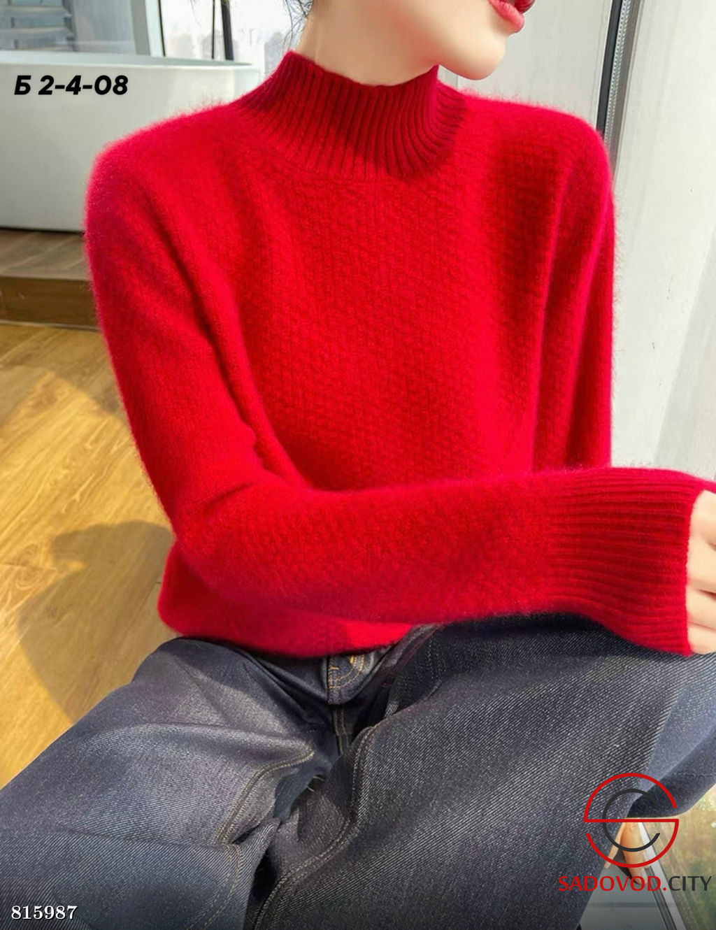 Кофта женская однотонная - Bruno фото 4