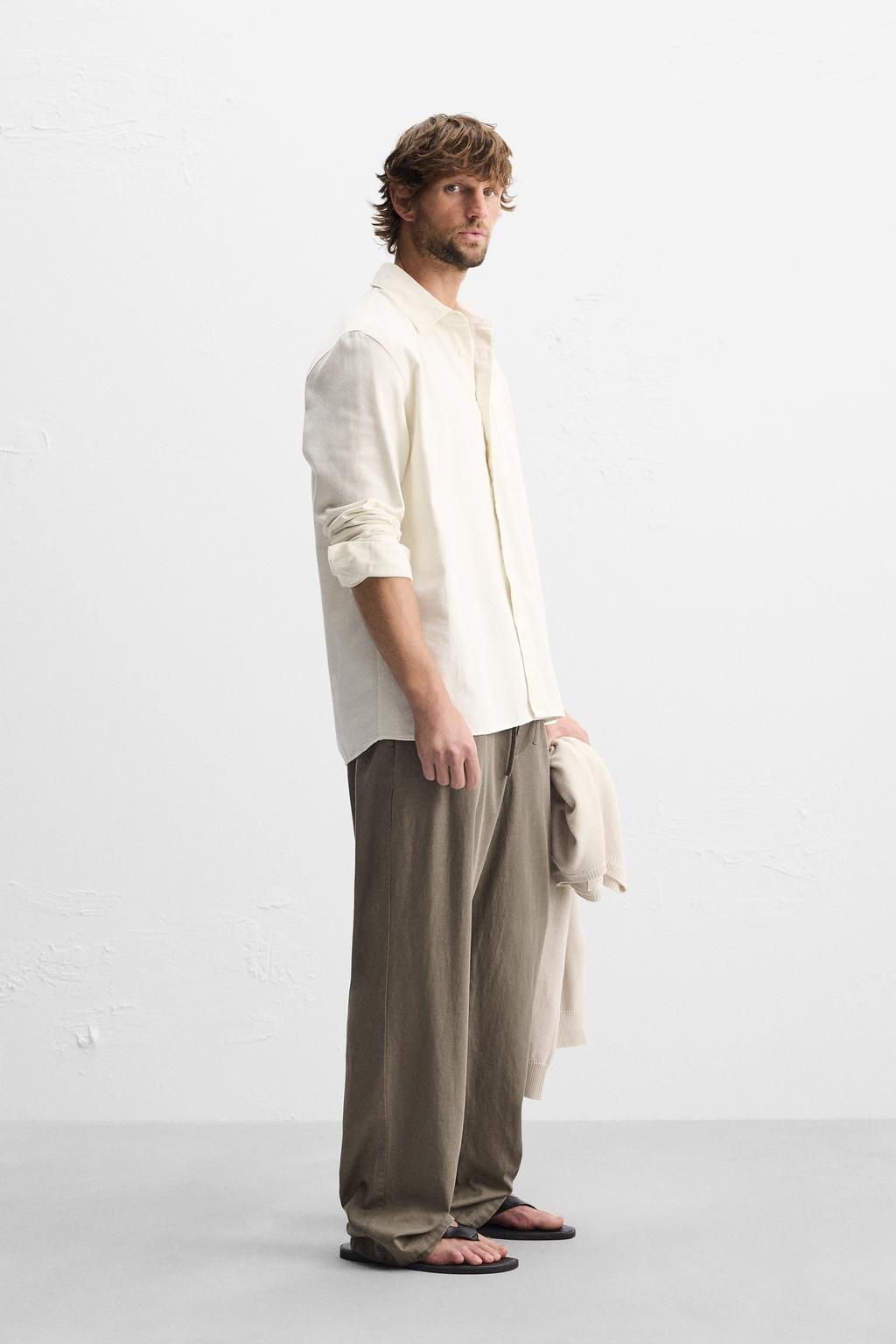 FLOWING SUIT TROUSERS - Zara фото 12