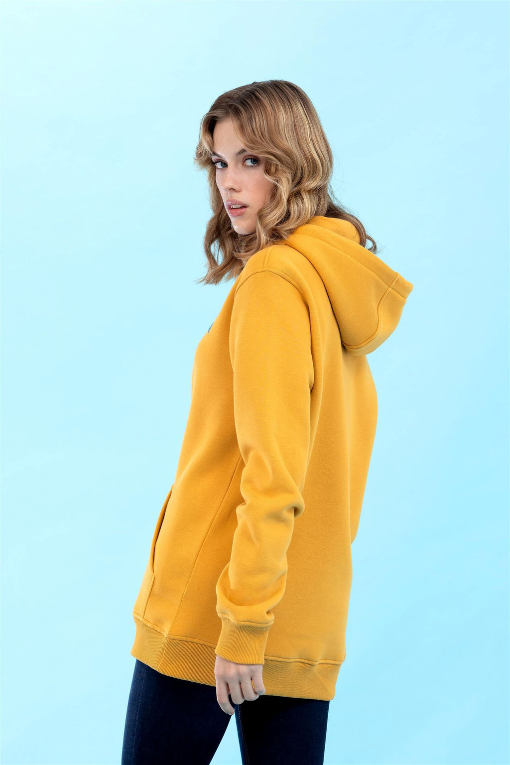 U. S. Polo Assn Базовый горчичный свитшот с капюшоном (унисекс) Неожиданная скидка в корзине - U.s. polo assn фото 5