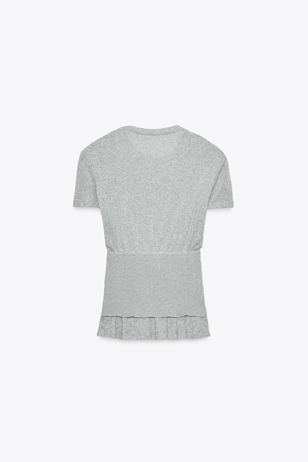 DOUBLE CORSET CHUNKY KNIT T-SHIRT - Zara фото 5