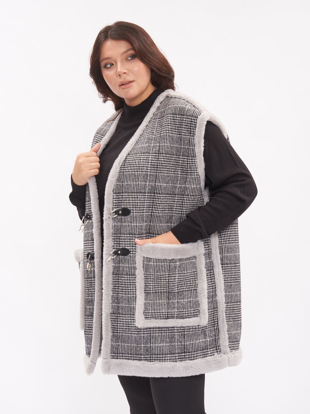 Жилет меховой GL05023SQU23 - Артесса фото 2