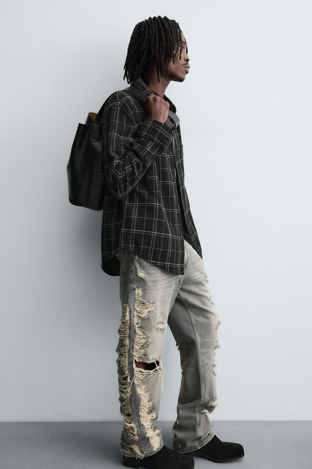 CHECK OVERSHIRT - Zara фото 7