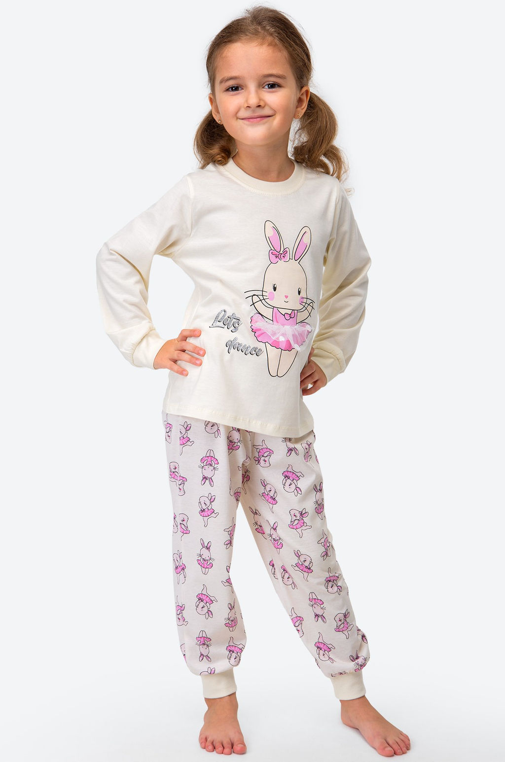 Хлопковая пижама для девочки Bonito  фото 7