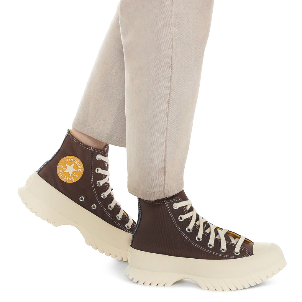Женские высокие кеды CONVERSE CHUCK TAYLOR ALL STAR LUGGED 2.0 Артикул 3221177, коричневый  фото 2