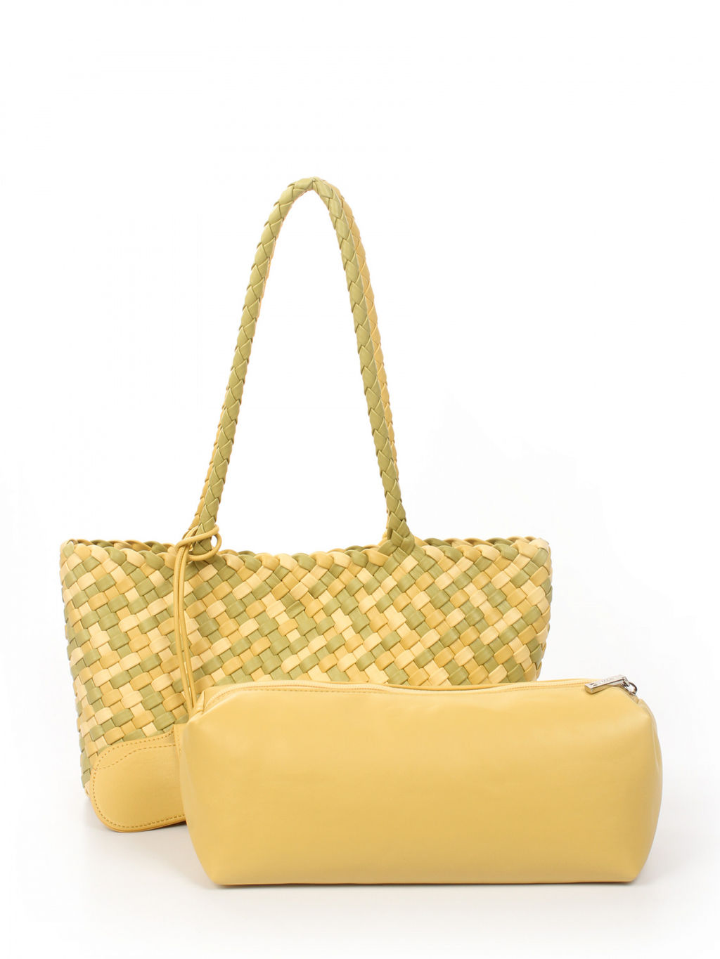 LACCOMA сумка СУ1056-мультицвет желтый эко кожа хлопок  фото 4