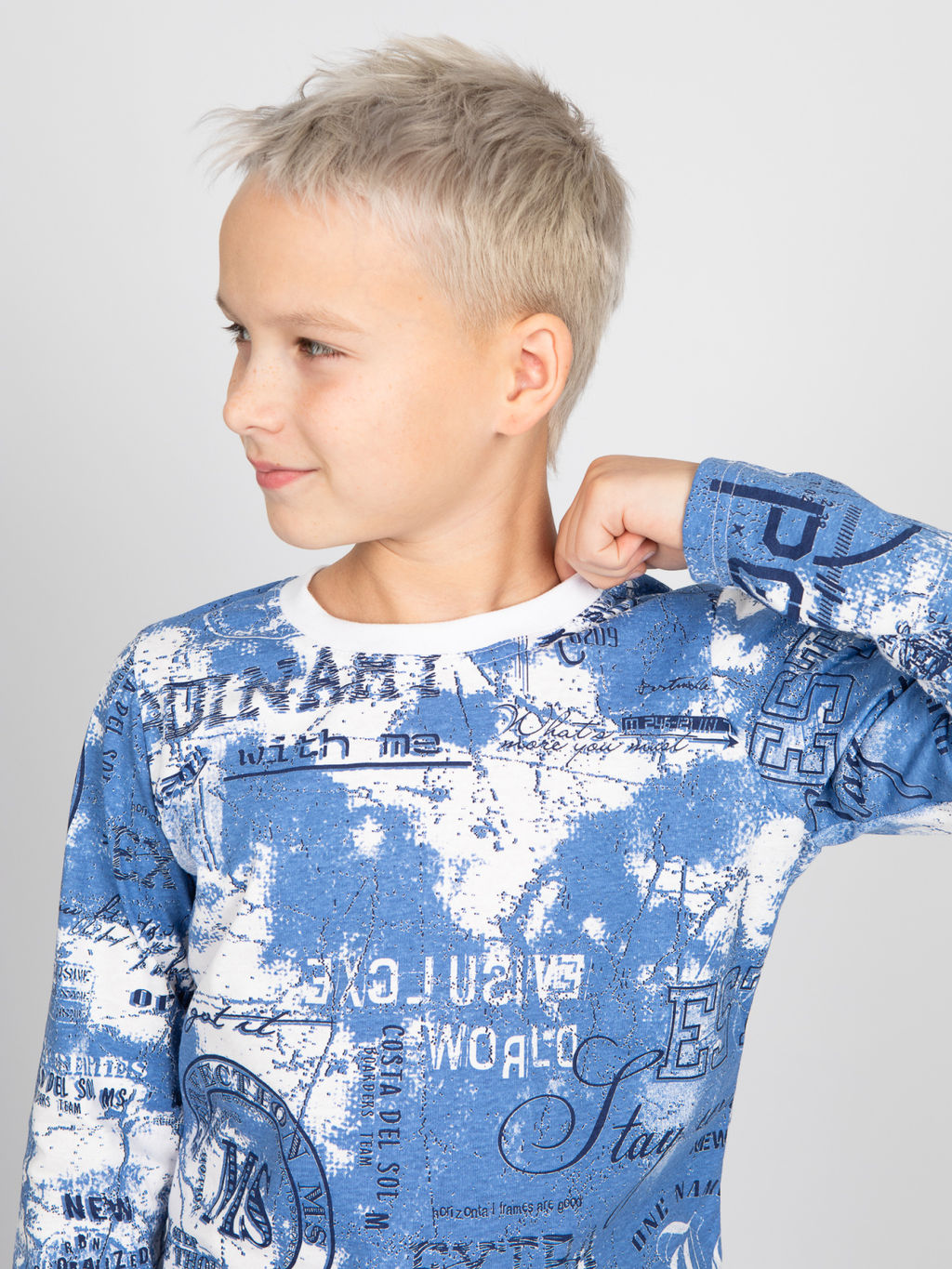 Лонгслив "Марк" индиго